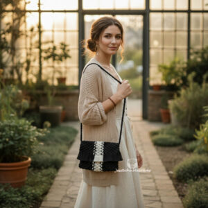 Bolso de macramé horizonte.