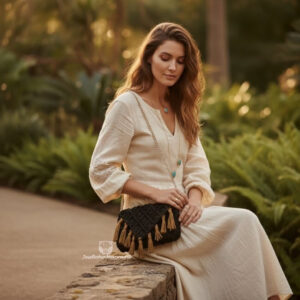 Bolso de macramé armonía.