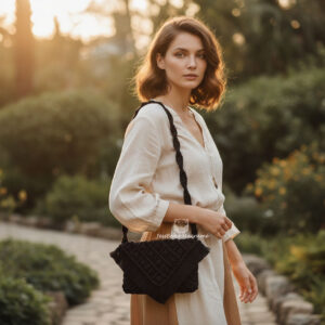 Bolso armonía negro.