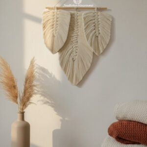 Decoración tapiz de macramé Paloma.
