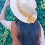 Toquilla para sombrero mostaza.