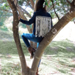 Campera con macramé anochecer.