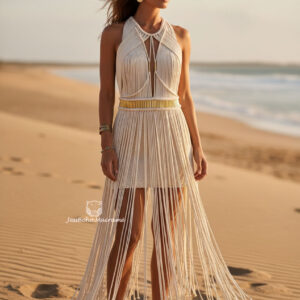 Vestido de macrame Egipto.