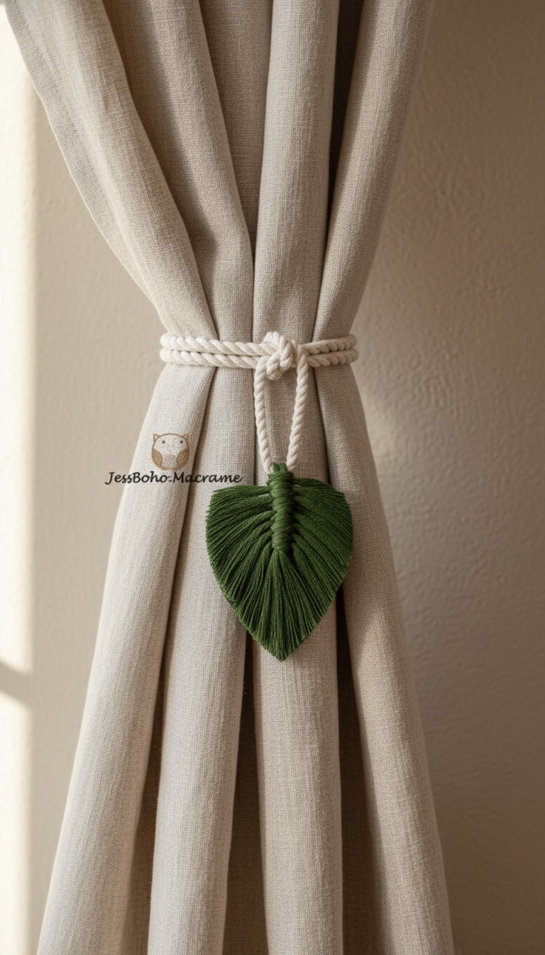 Porta hojas para jarrones/cortinas.