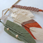 Tapiz de macramé Faisán.