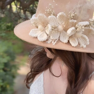 Sombrero con toquilla Petalo.