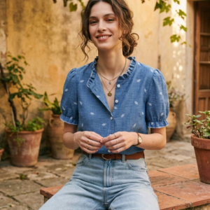 Blusa estilo frances.