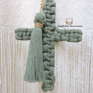 Cruz plus de macramé
